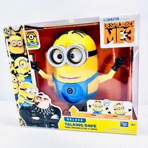 Despicable Me 3 Deluxe Talking Dave Moving Eyes & Arms ThinkWay Toys